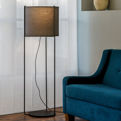 Drum Floor Lamp in living room.