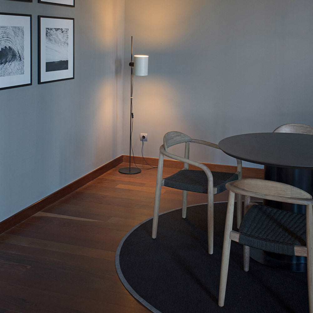 Guadalupe Floor Lamp in living room.