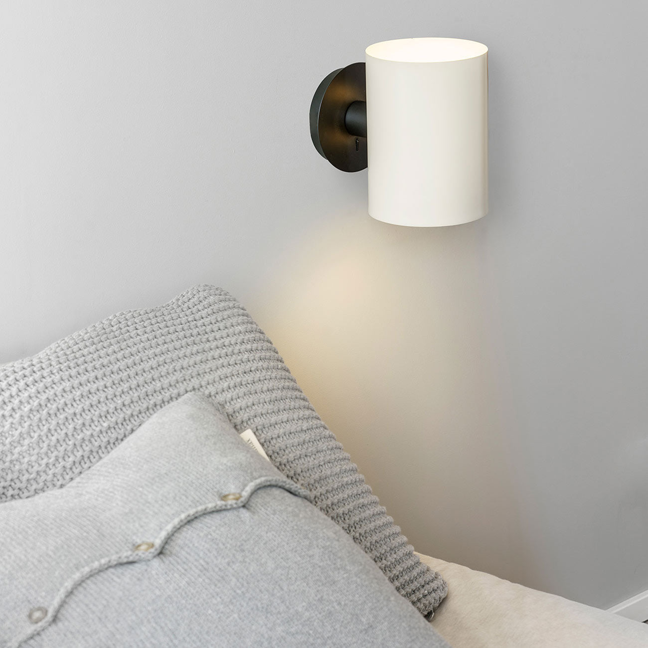 Guadalupe Wall Light in bedroom.