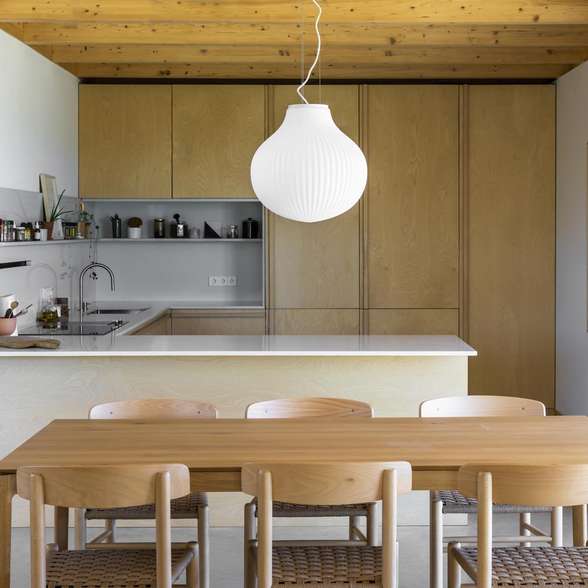 Isabelle Pendant Light in dining room.