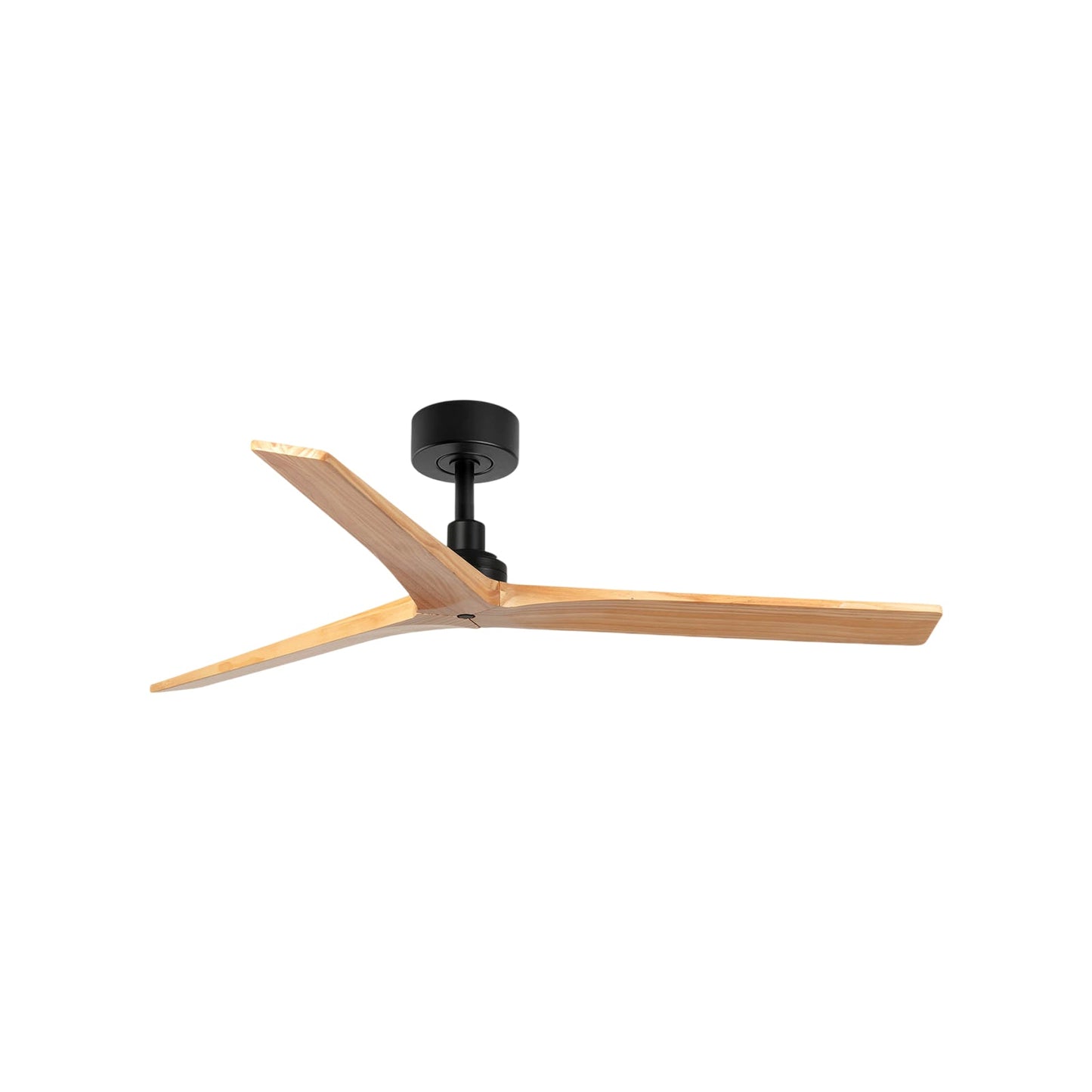 Klim Ceiling Fan in Matt Black/Pine (Medium/Without Light).