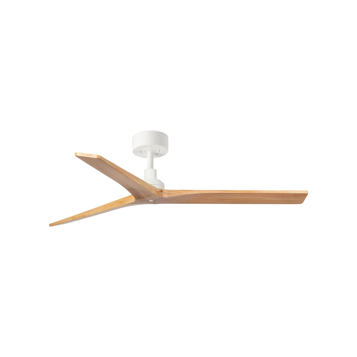 Klim Ceiling Fan in Matt White/Pine (Medium/Without Light).
