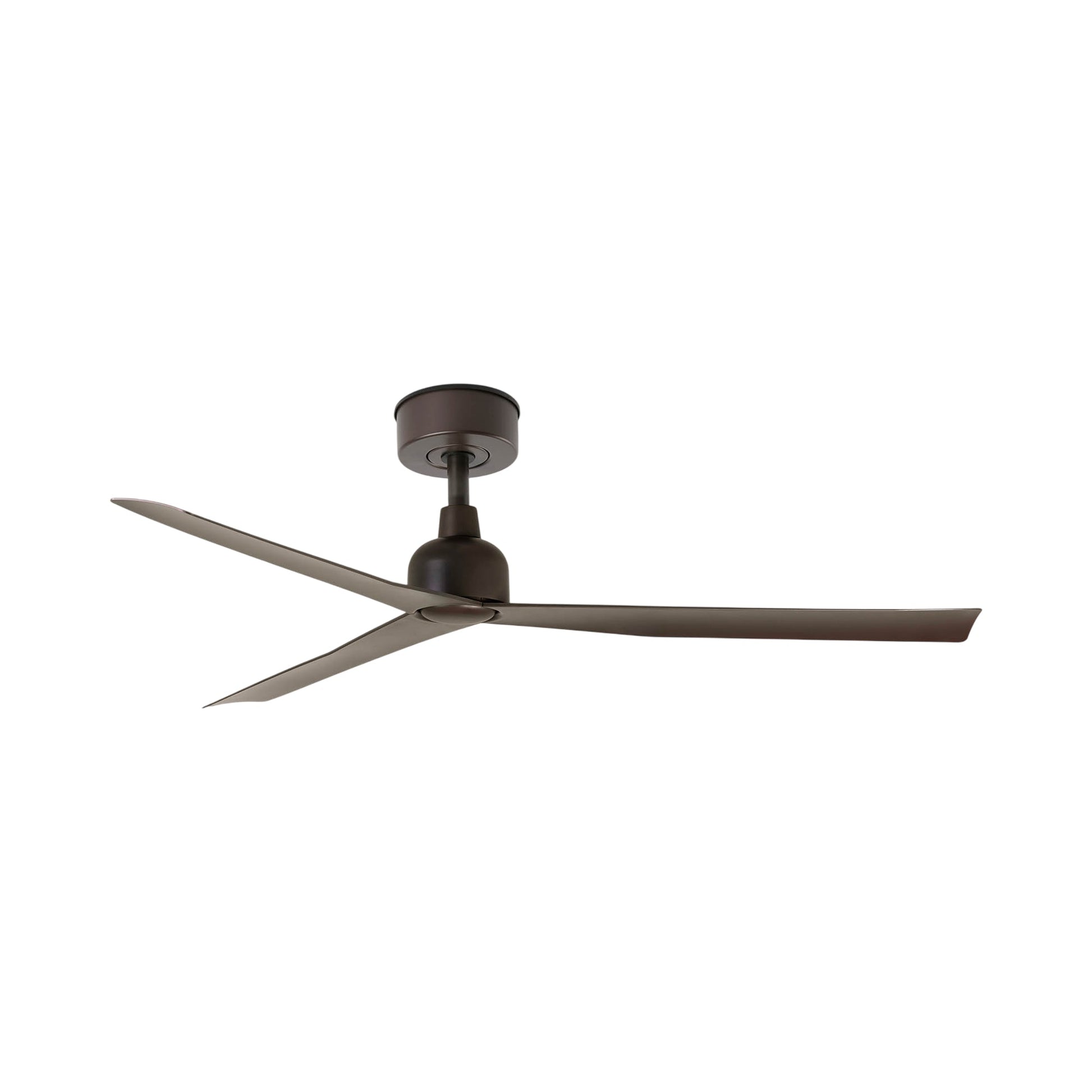 Marine Ceiling Fan in Dark Brown/Dark Brown.