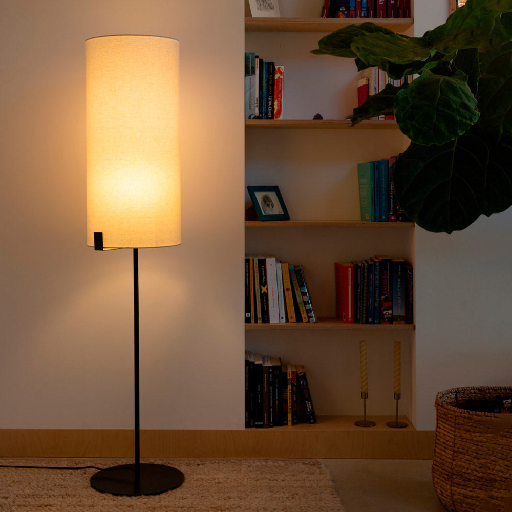 Nila Floor Lamp in living room.
