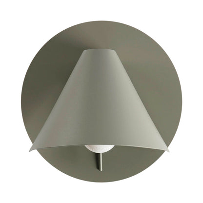 Noon Wall Light in Moss Grey.