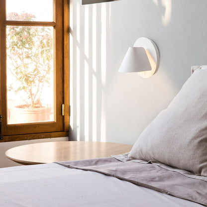 Noon Wall Light in bedroom.