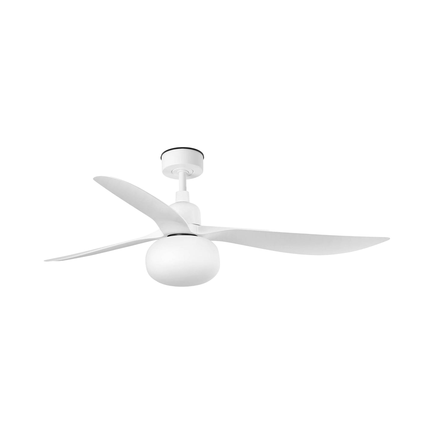 Outwood Ceiling Fan in Matt White/Matt White (With Light).
