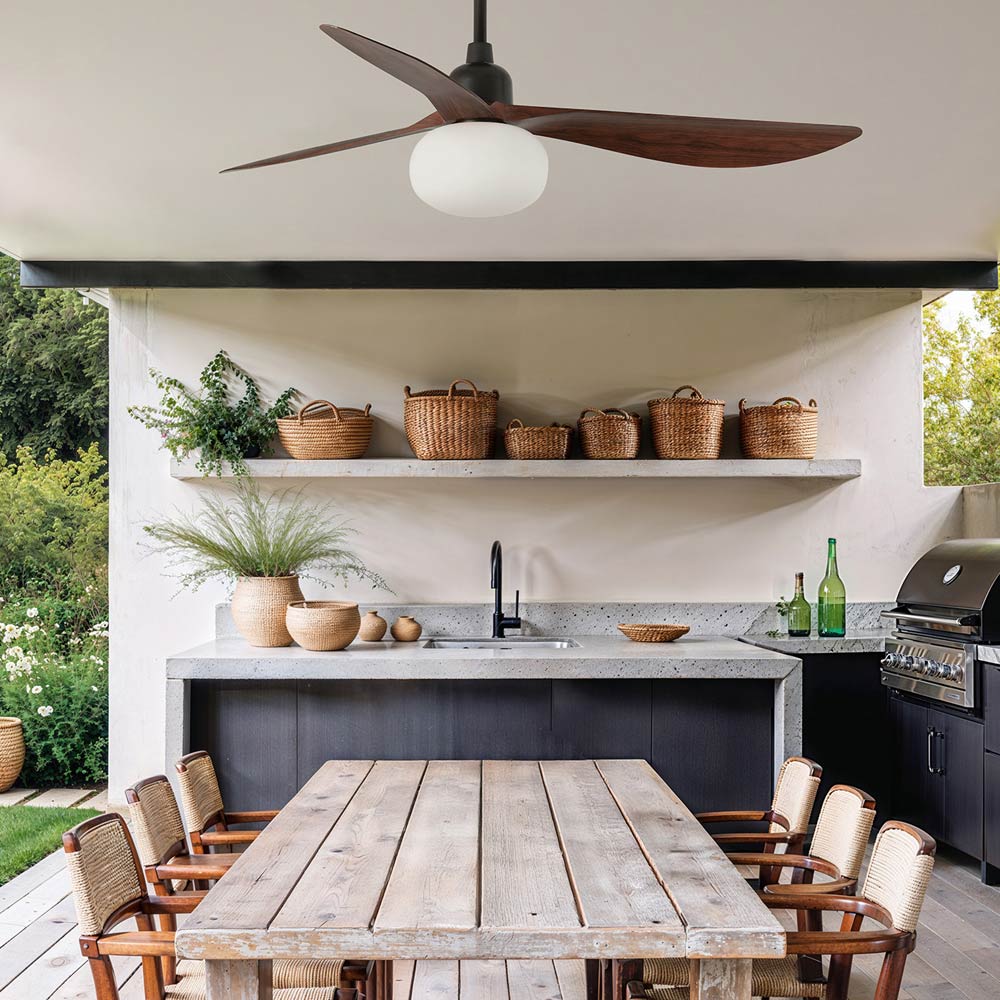Outwood Ceiling Fan in kitchen.
