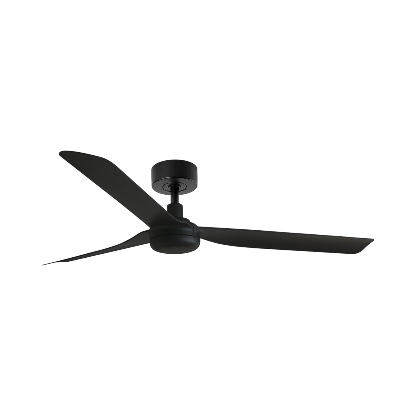 Punt Ceiling Fan in Matt Black/Matt Black (Without Light).