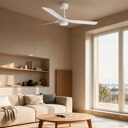 Punt Ceiling Fan in living room.