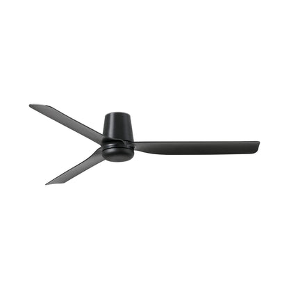 Punt Tub Ceiling Fan in Matt Black/Matt Black (Without Light).