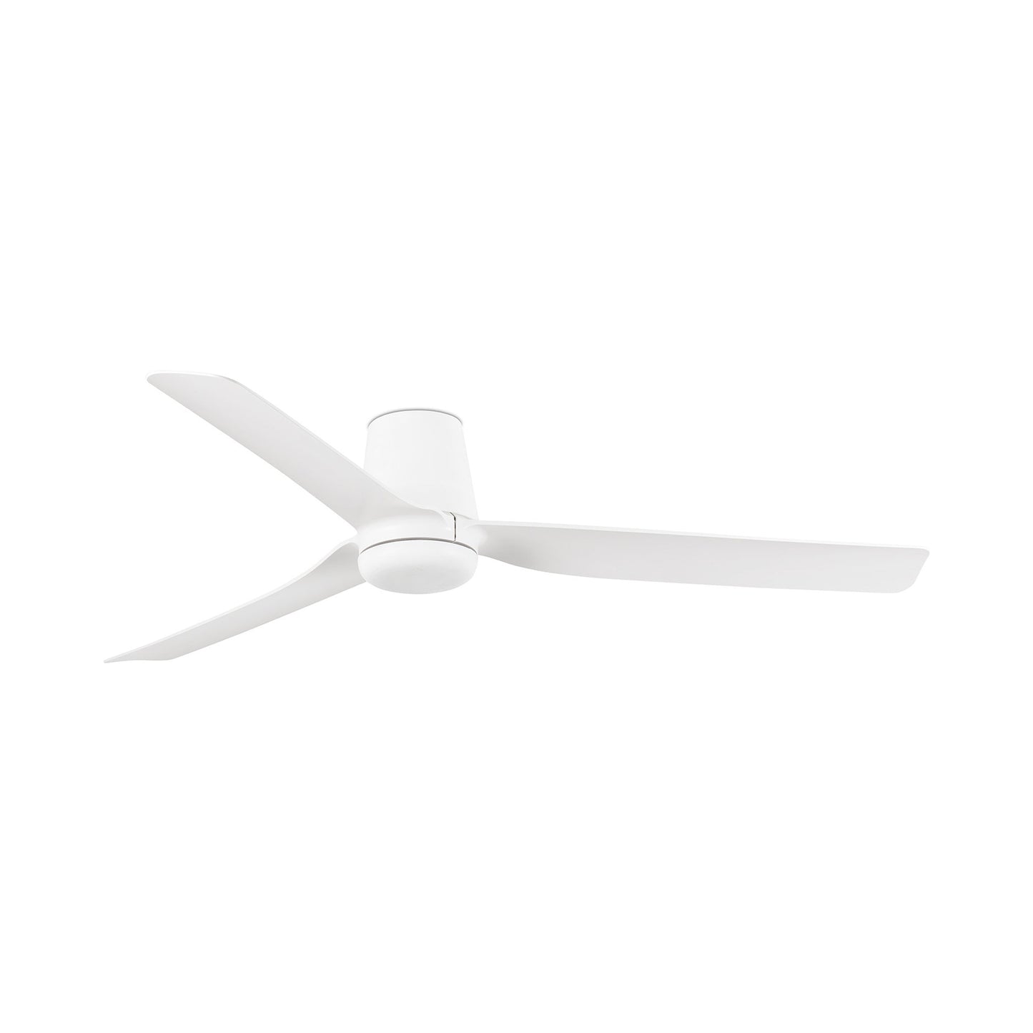 Punt Tub Ceiling Fan in Matt White/Matt White (Without Light).