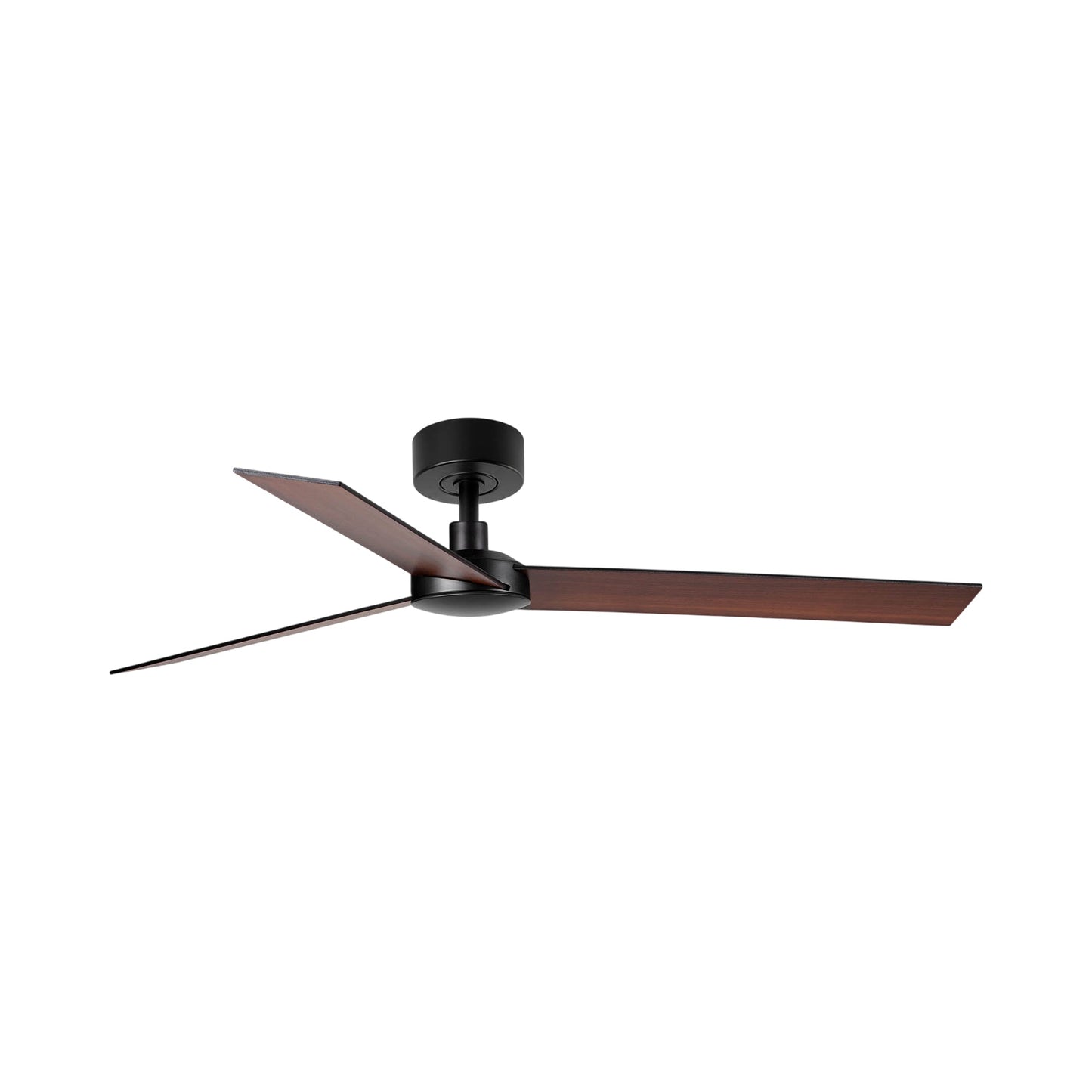 Rudder Ceiling Fan in Matt Black (Without Light).