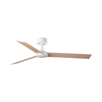 Rudder Ceiling Fan in Matt White (Without Light).