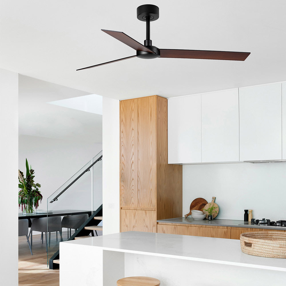 Rudder Ceiling Fan in kitchen.