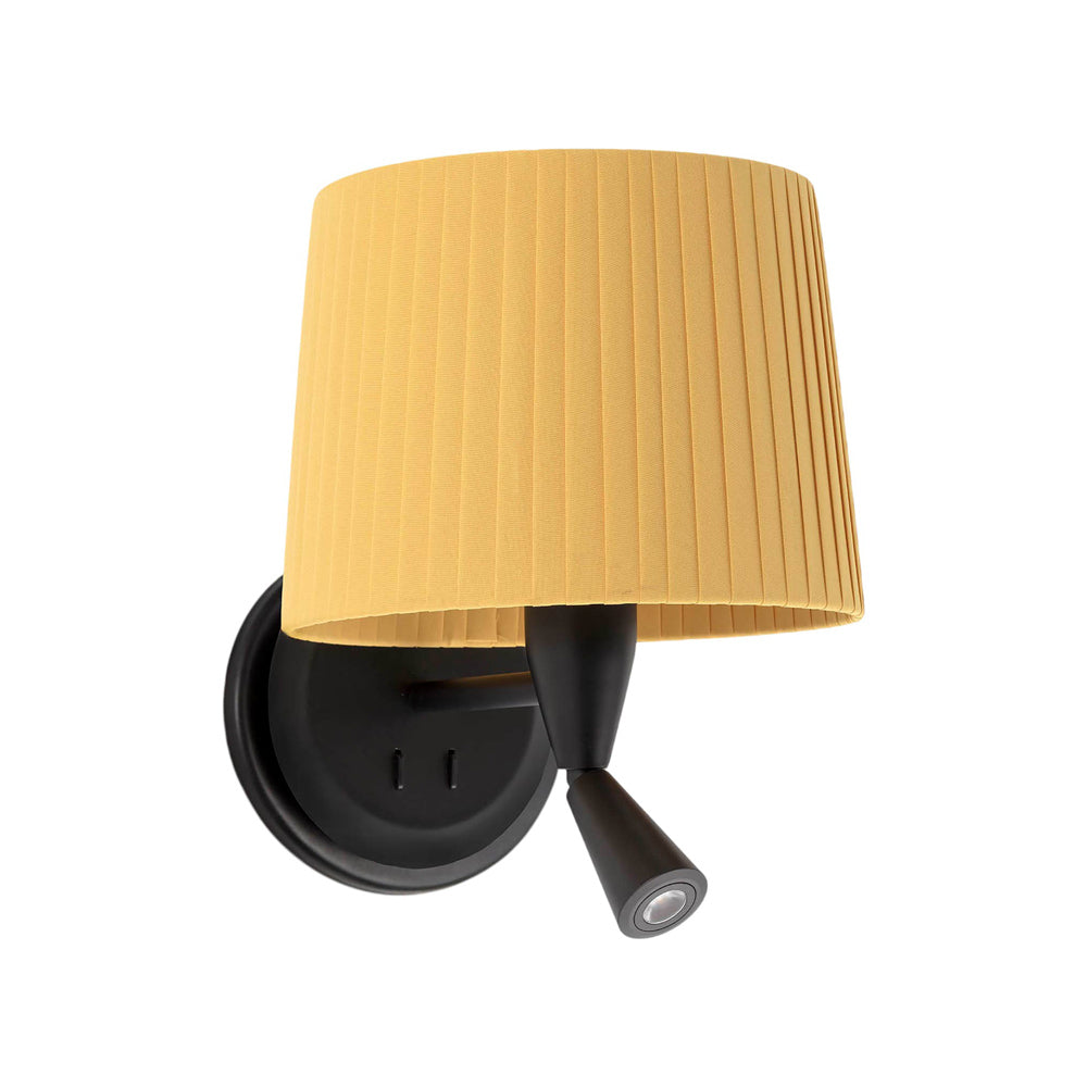 Samba Reader Wall Light in Yellow (8.6-Inch).