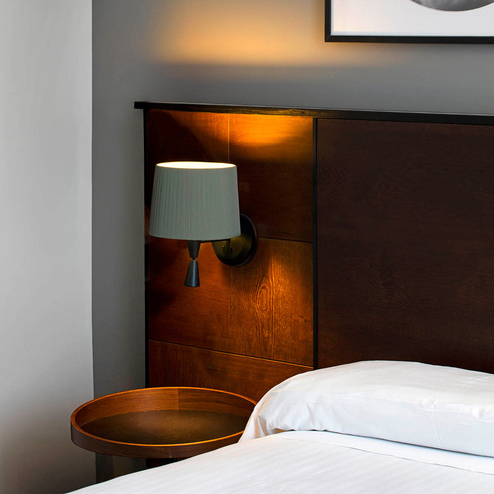 Samba Reader Wall Light in bedroom.