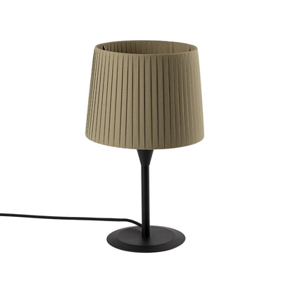 Samba Table Lamp in Matt Black/Green (8.5-Inch).