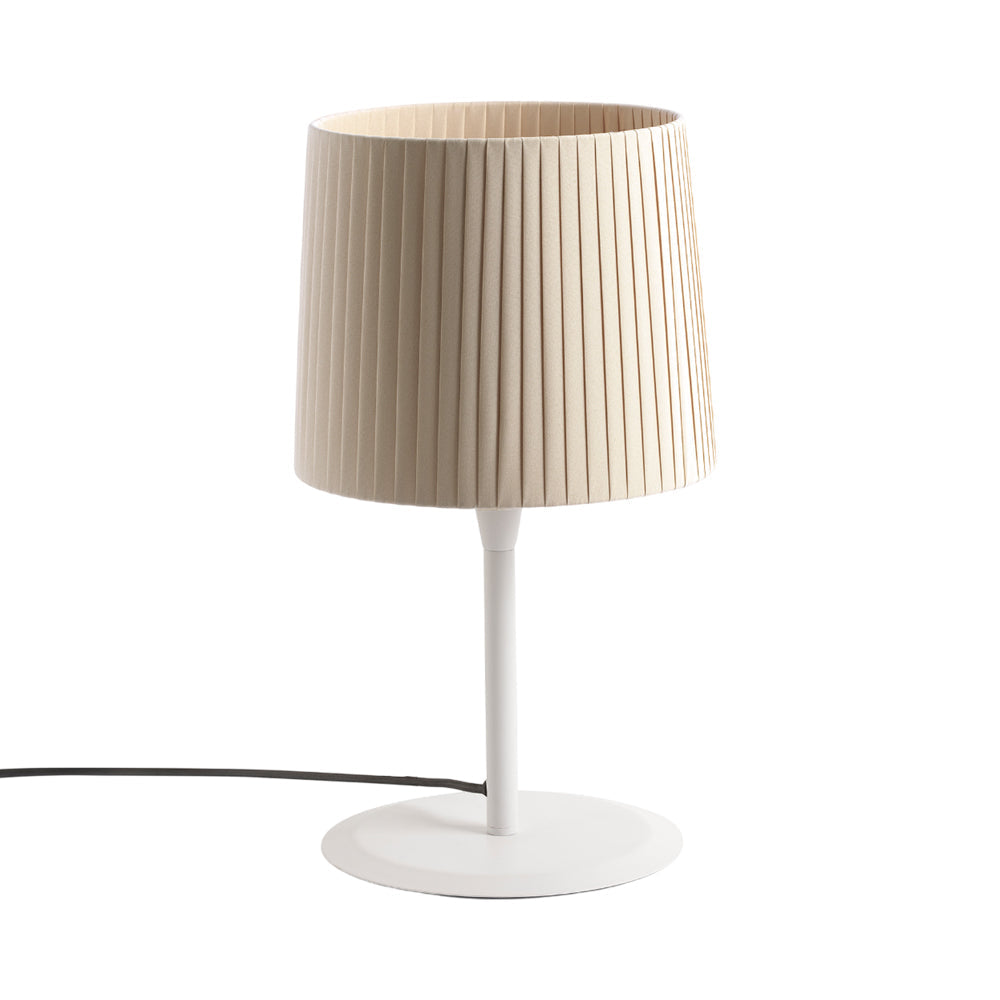 Samba Table Lamp in Matt White/Beige (9.8-Inch).
