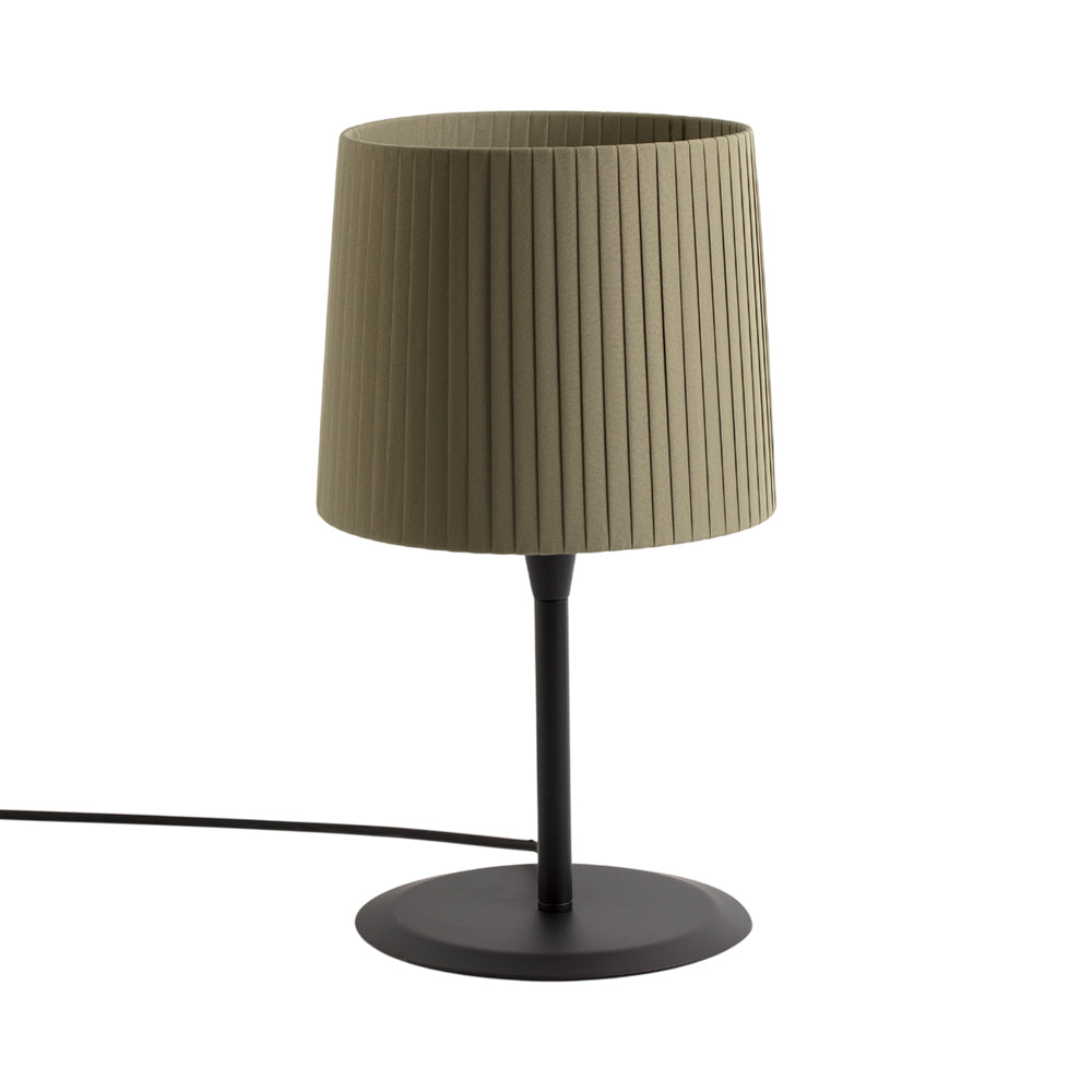 Samba Table Lamp in Matt Black/Green (9.8-Inch).