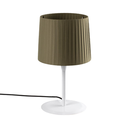 Samba Table Lamp in Matt White/Green (9.8-Inch).