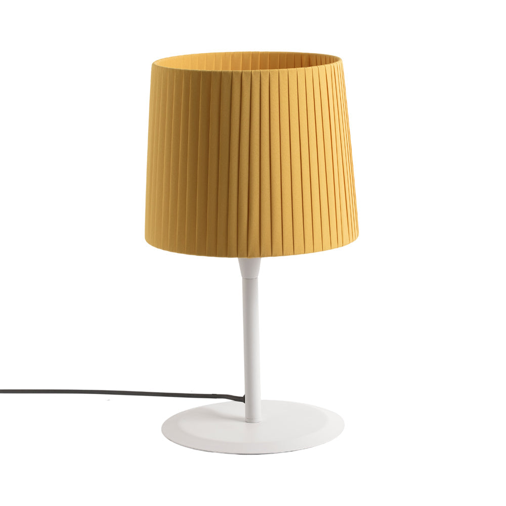 Samba Table Lamp in Matt White/Yellow (9.8-Inch).