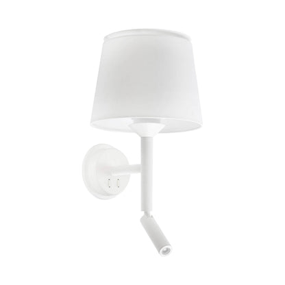 Savoy Reader Wall Light in White.