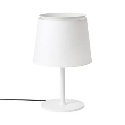 Savoy Table Lamp in White.