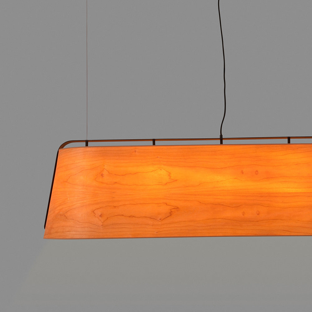 Stood Linear Pendant Light in Detail.
