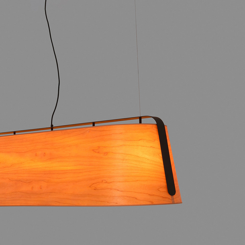 Stood Linear Pendant Light in Detail.