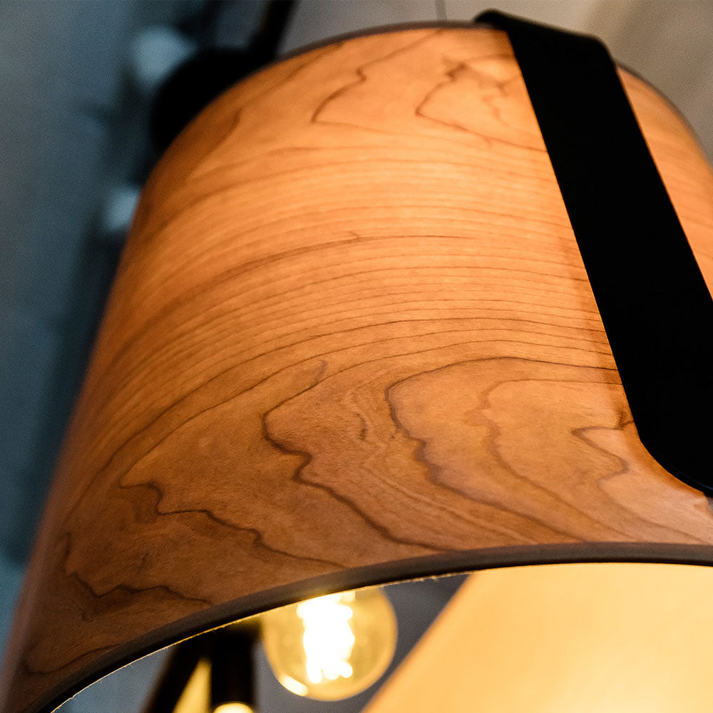 Stood Linear Pendant Light in Detail.