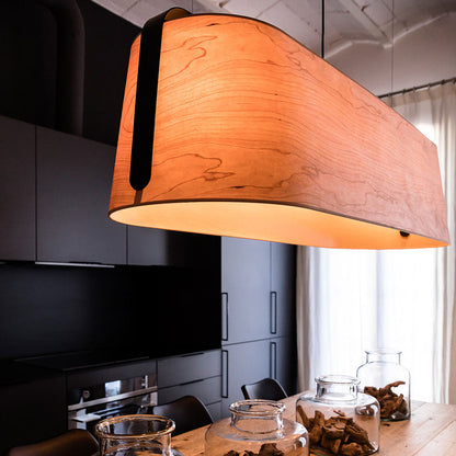 Stood Linear Pendant Light in kitchen.