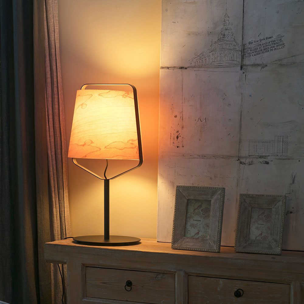 Stood Table Lamp in Detail.