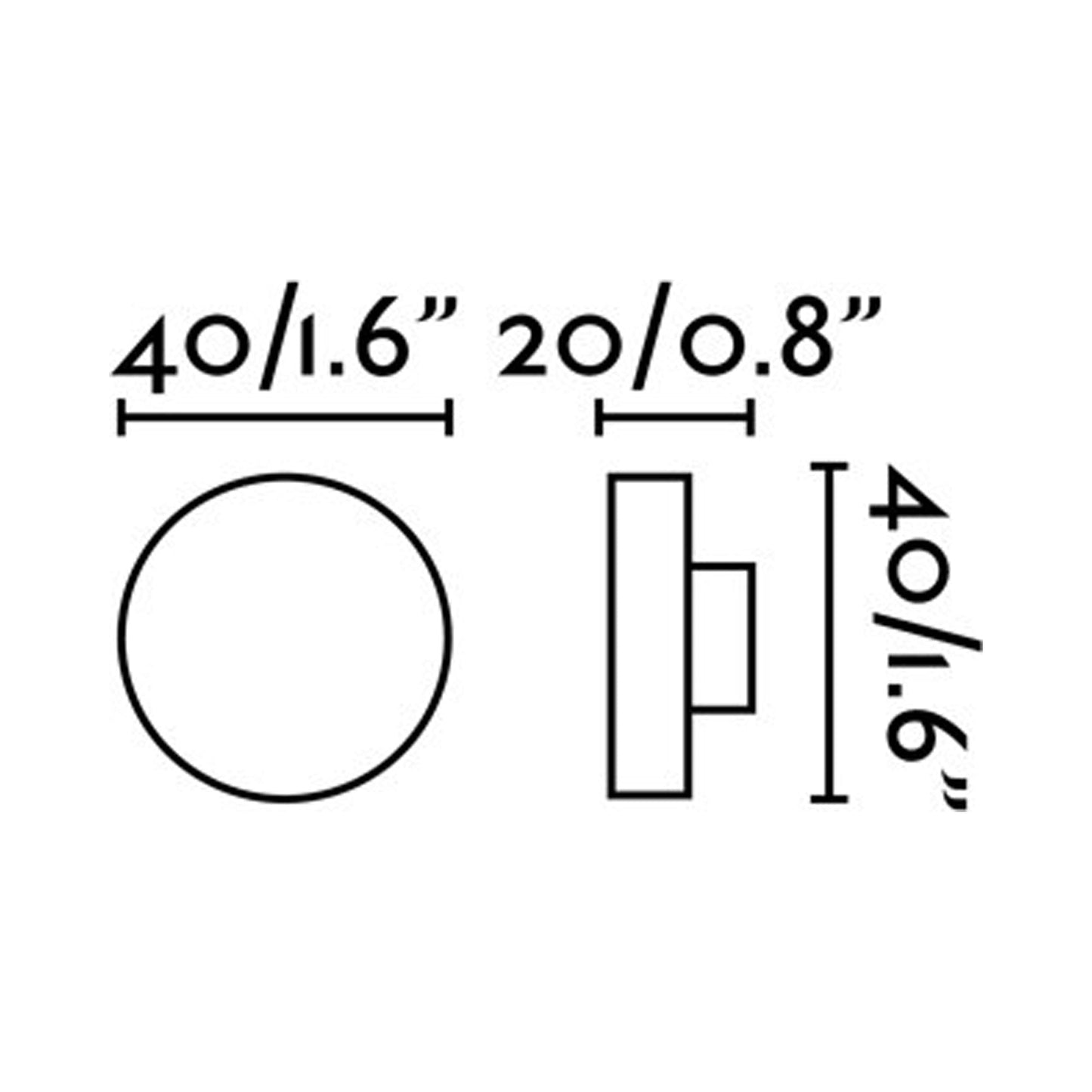 Take Away Wall Light Accessory - line drawing.