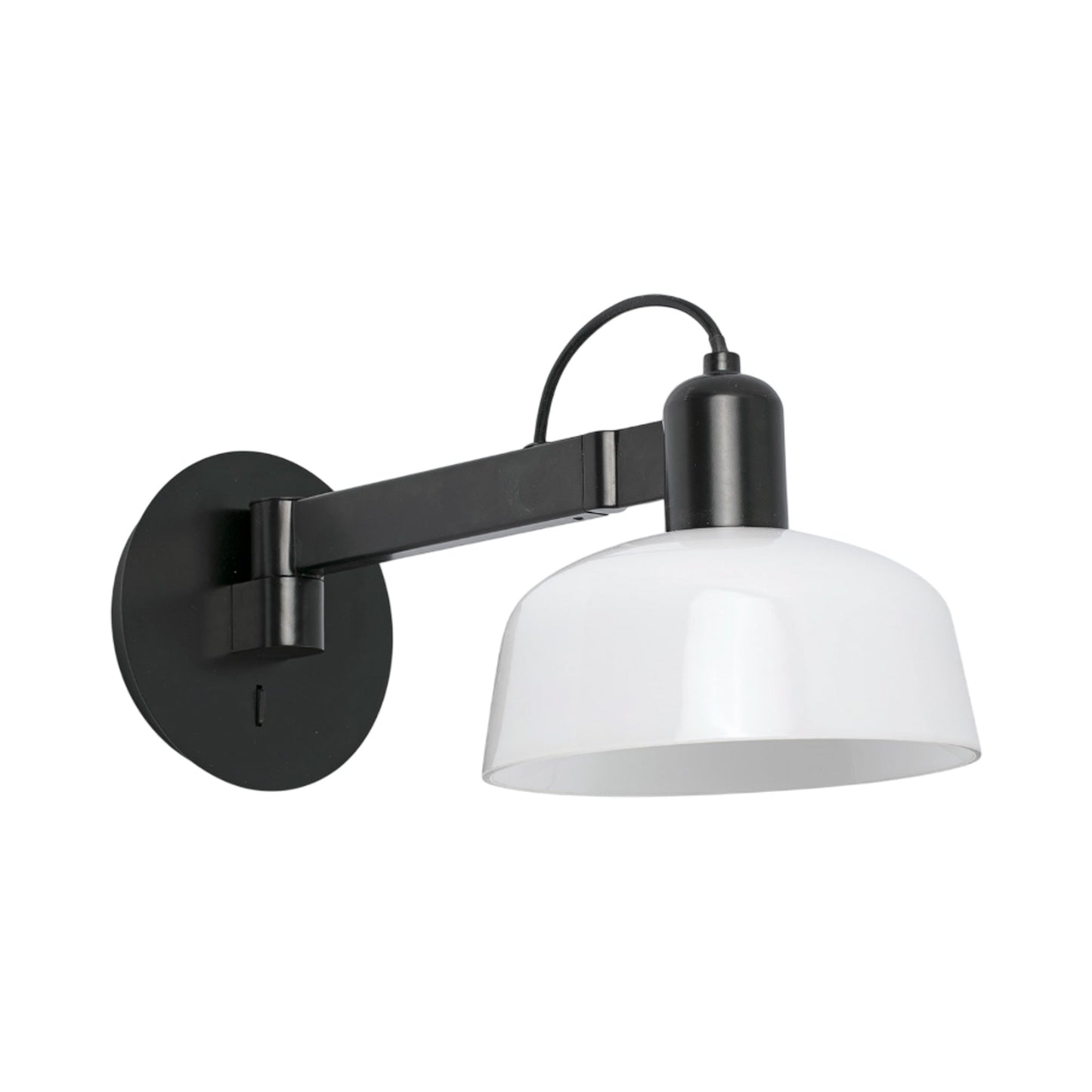 Tatawin Arm Wall Light in Opal.