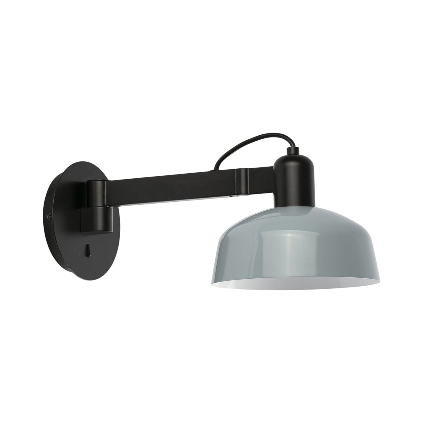 Tatawin Arm Wall Light in Gloss Grayish Blue (Steel).