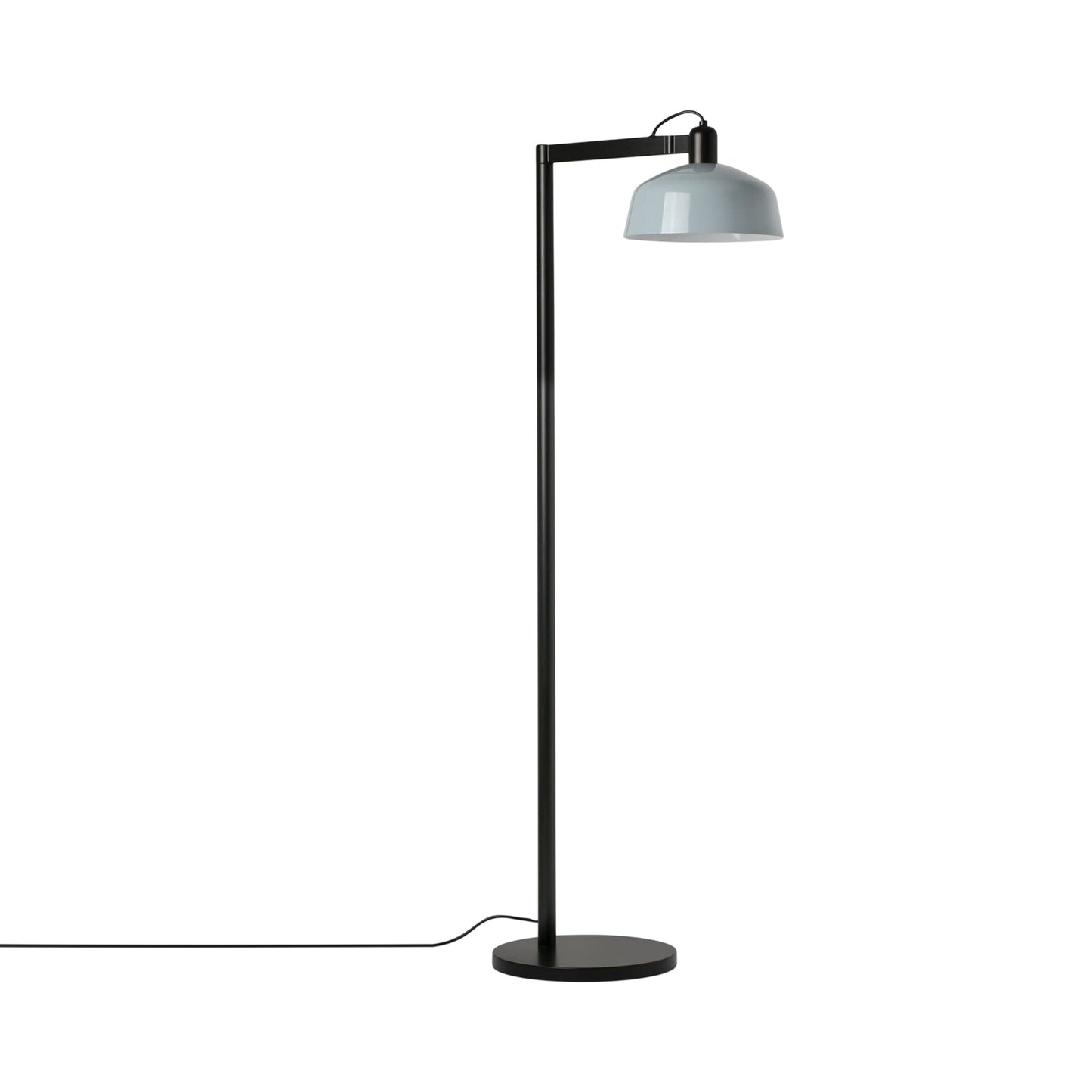 Tatawin Floor Lamp in Gloss Grayish Blue (Steel).