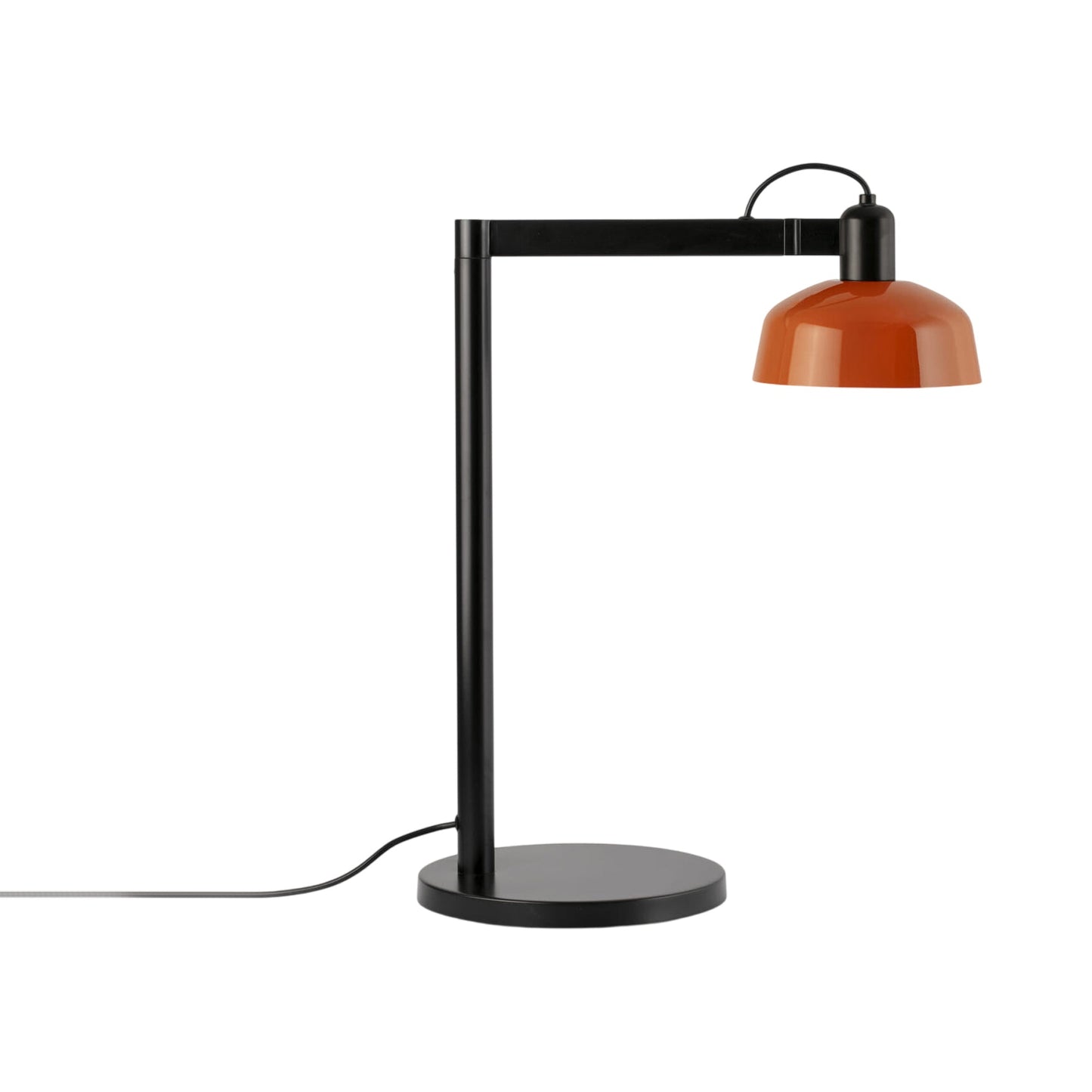 Tatawin Table Lamp in Gloss Reddish Orange (Steel).