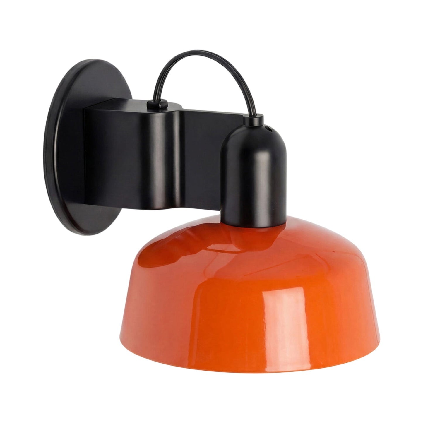 Tatawin Wall Light in Gloss Reddish Orange (Steel).