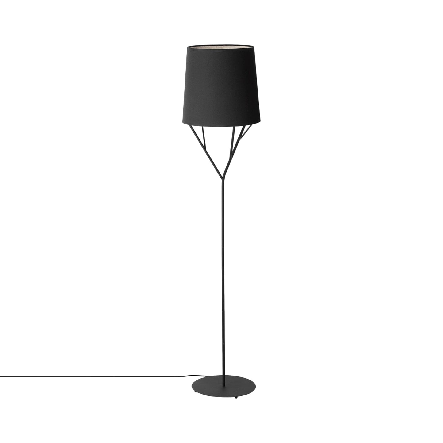 Tree Floor Lamp in Black.