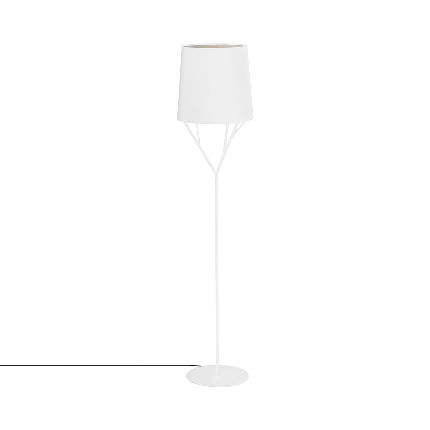 Tree Floor Lamp in White.
