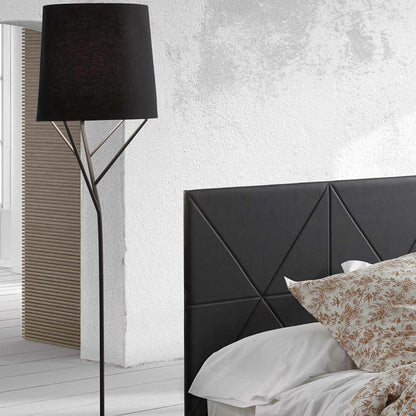 Tree Floor Lamp in bedroom.