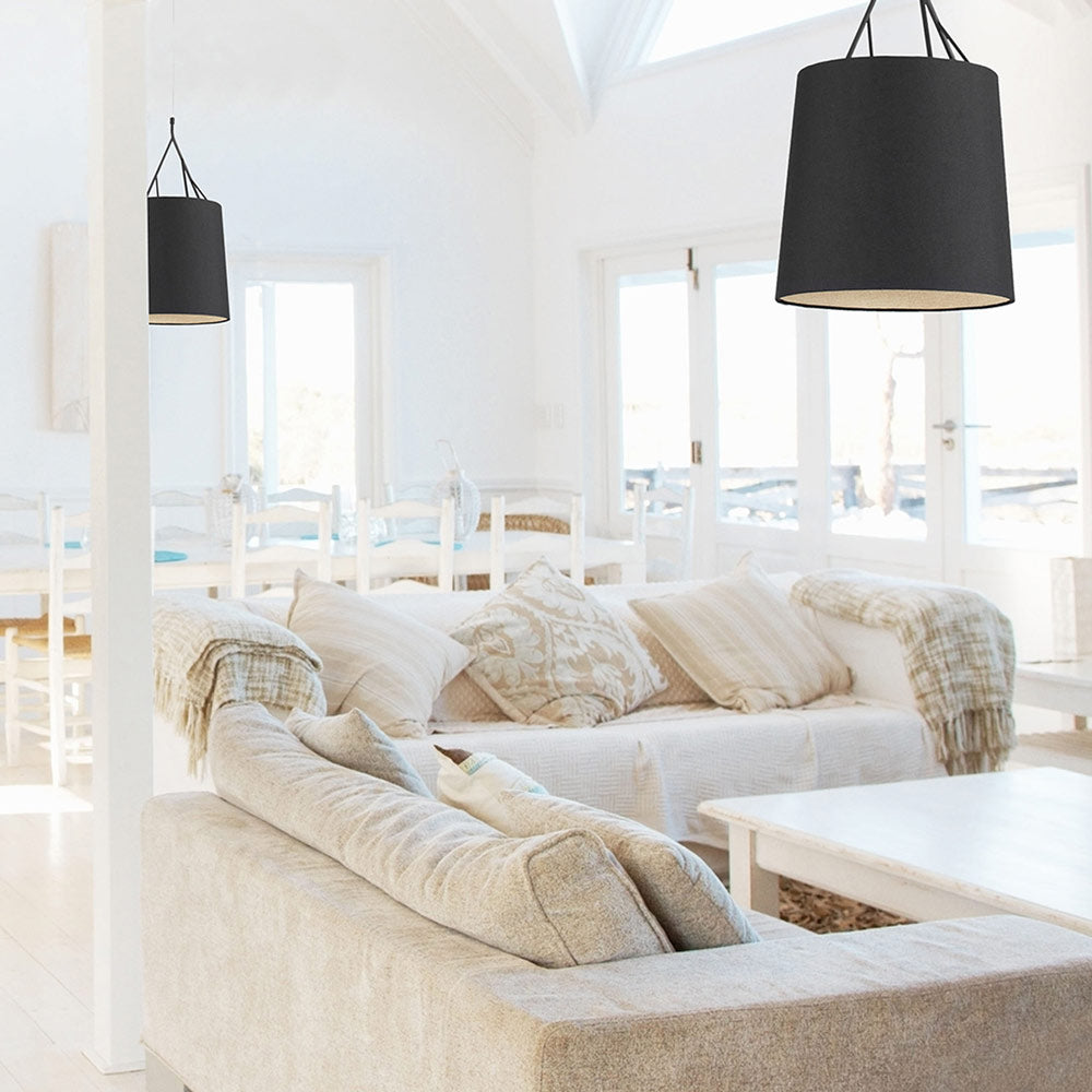 Tree Pendant Light in living room.