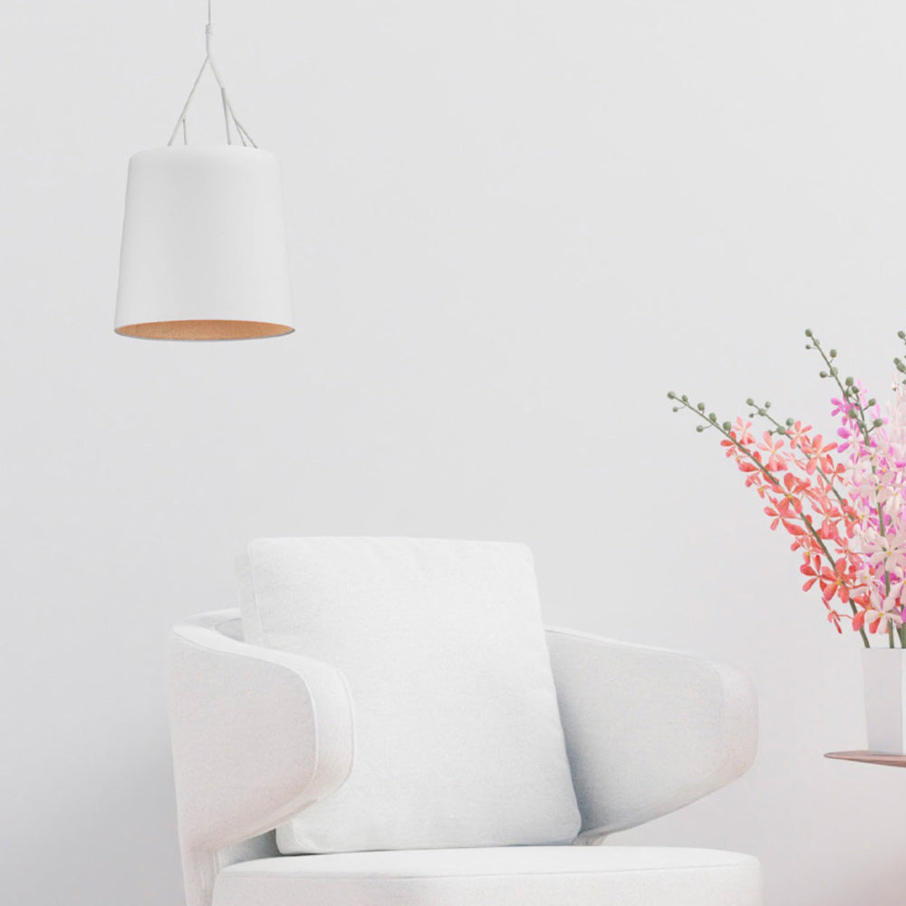 Tree Pendant Light in living room.
