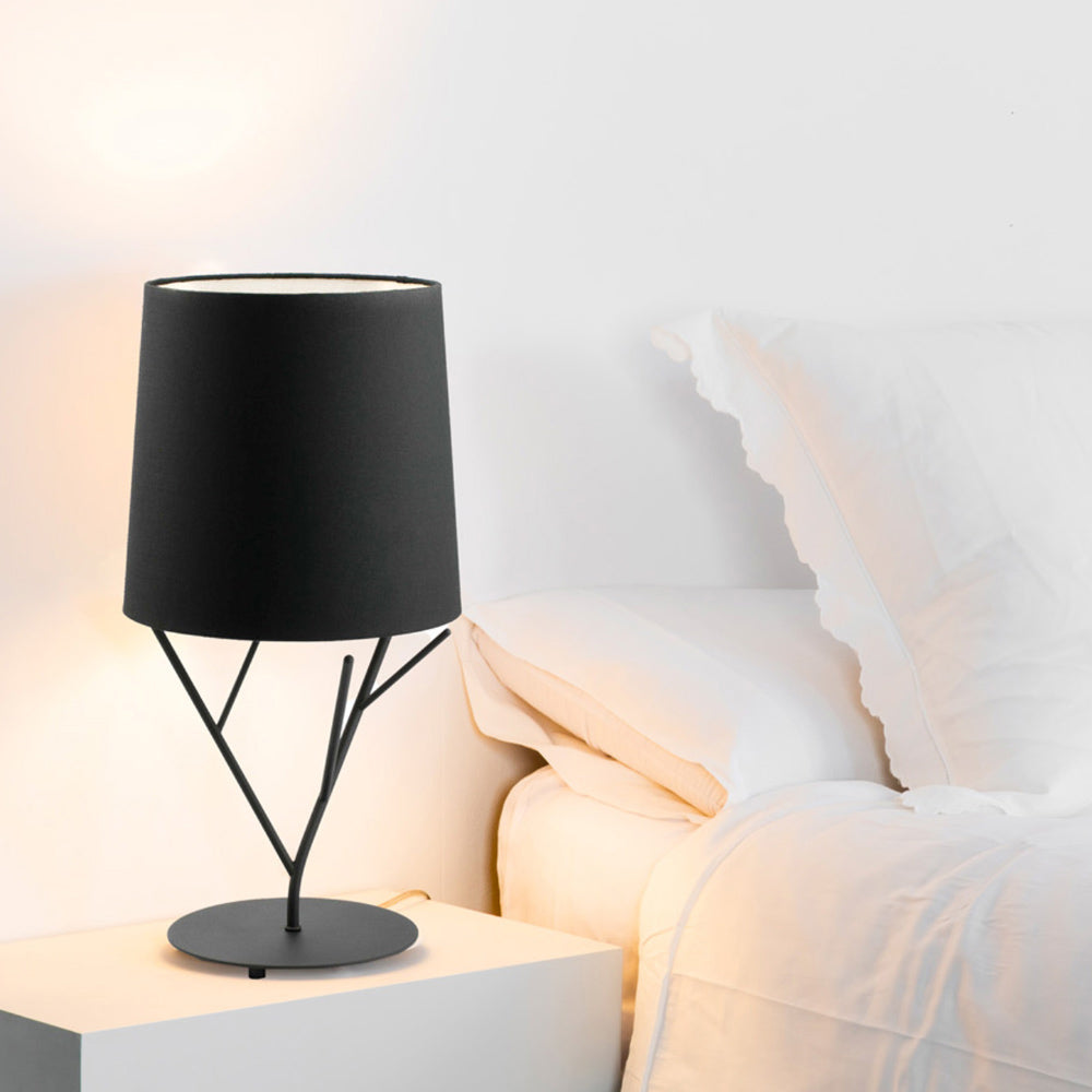 Tree Table Lamp in bedroom.
