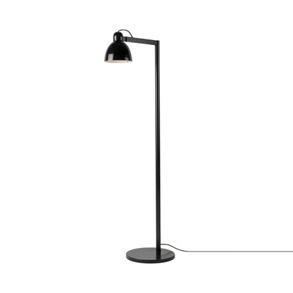 Venice Floor Lamp in Gloss Black.