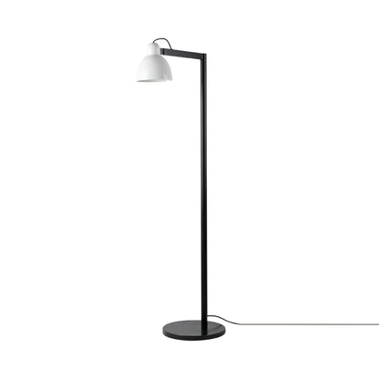 Venice Floor Lamp in Gloss White.