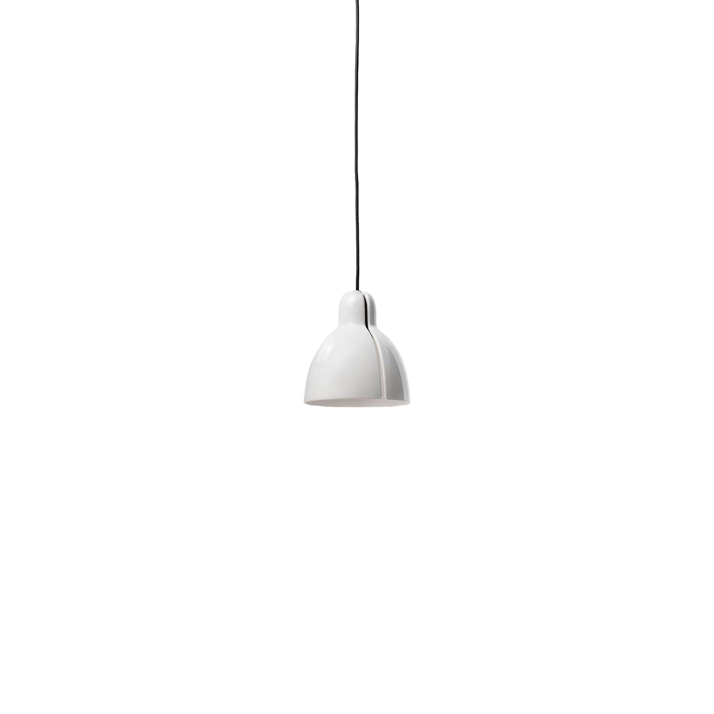 Venice Pendant Light in Gloss White (6.3-Inch).