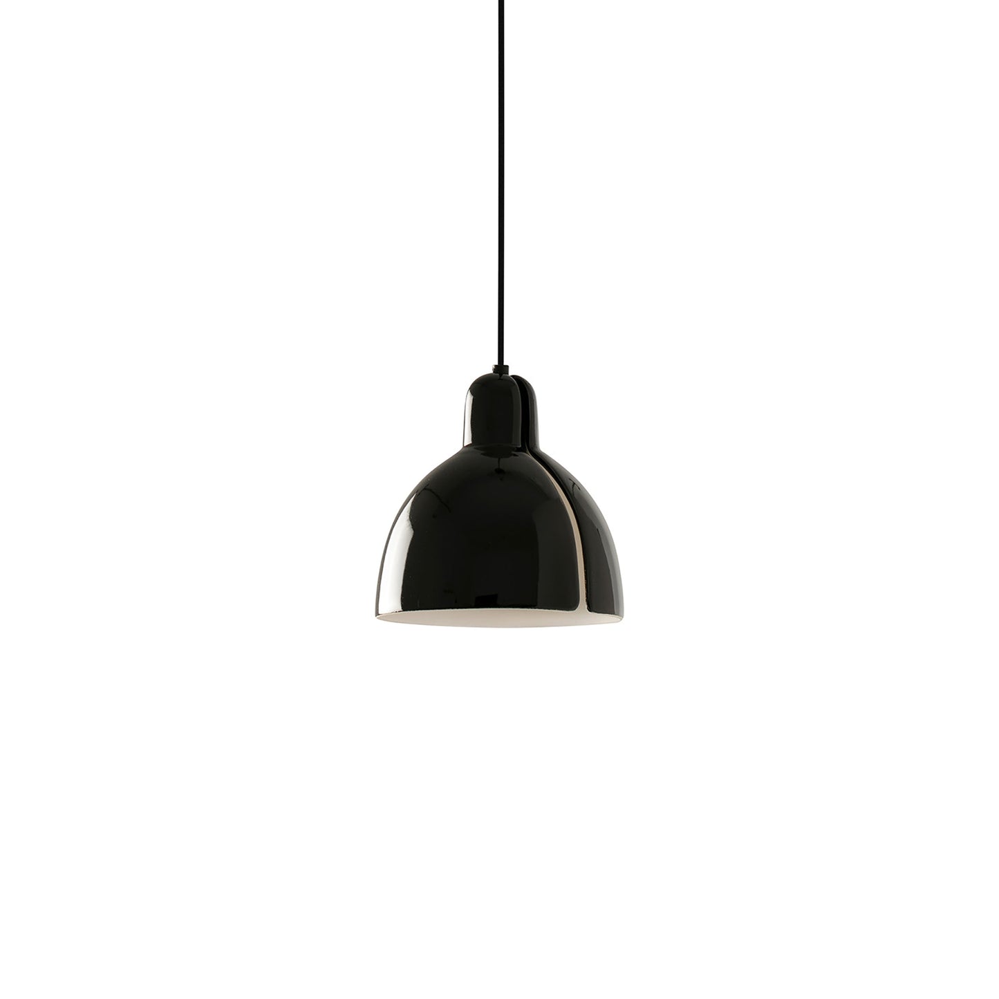 Venice Pendant Light in Gloss Black (7.87-Inch).