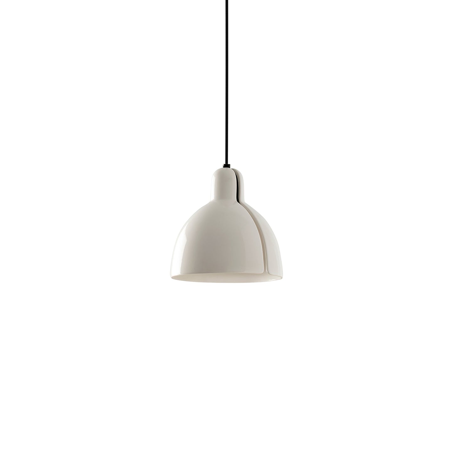 Venice Pendant Light in Gloss White (7.87-Inch).